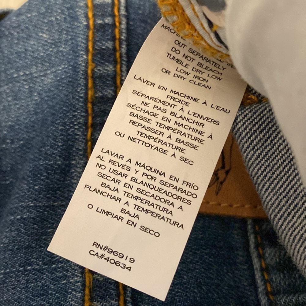 Marc Jacobs High Rise Flare Jeans Bright Blue size 28 - Picture 13 of 14